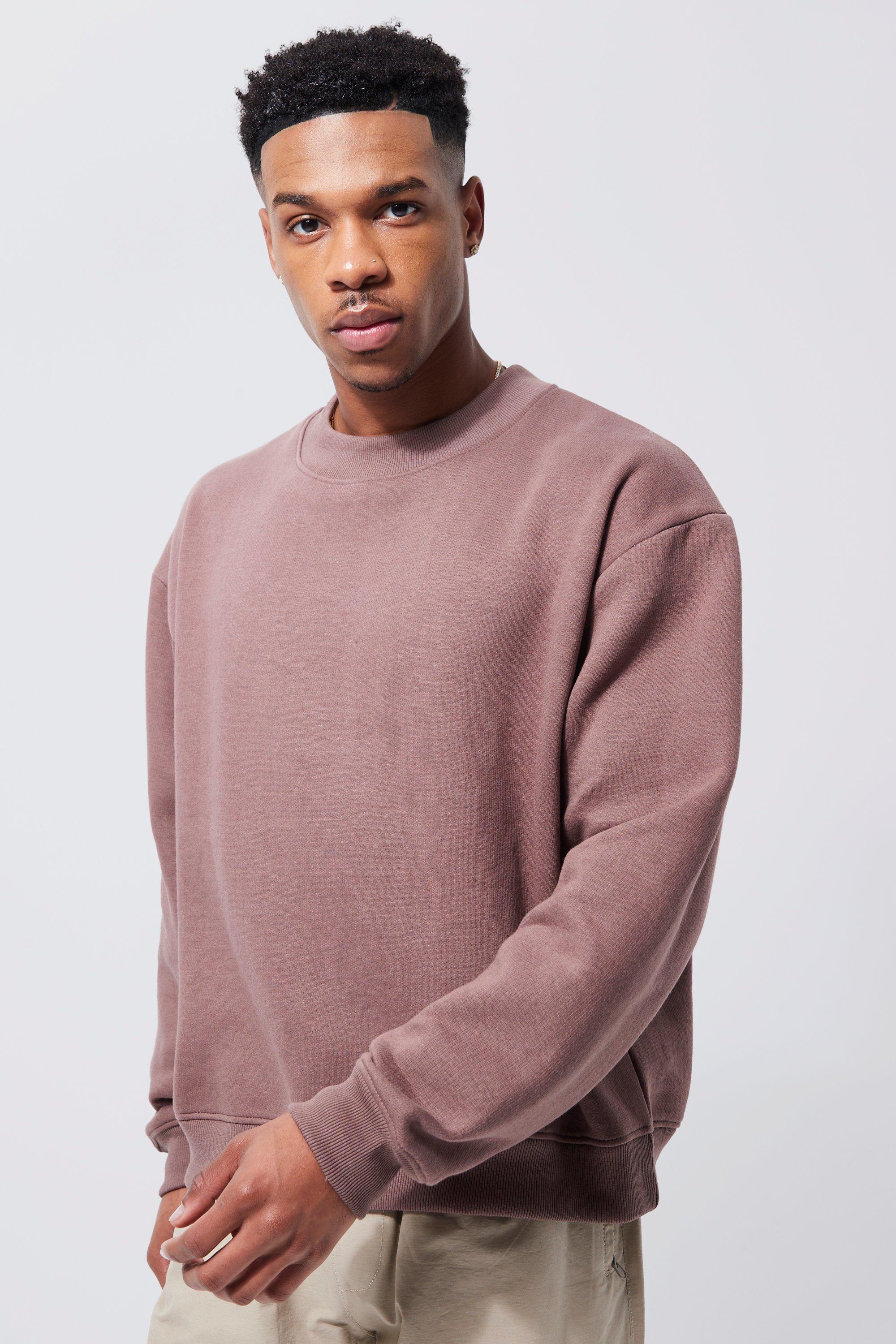 Basic Oversized Boxy Sweatshirt boohooMAN USA